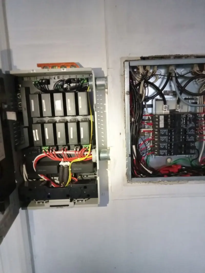 Electrical panel upgrade completed for Security Camera Wiring in Hobart